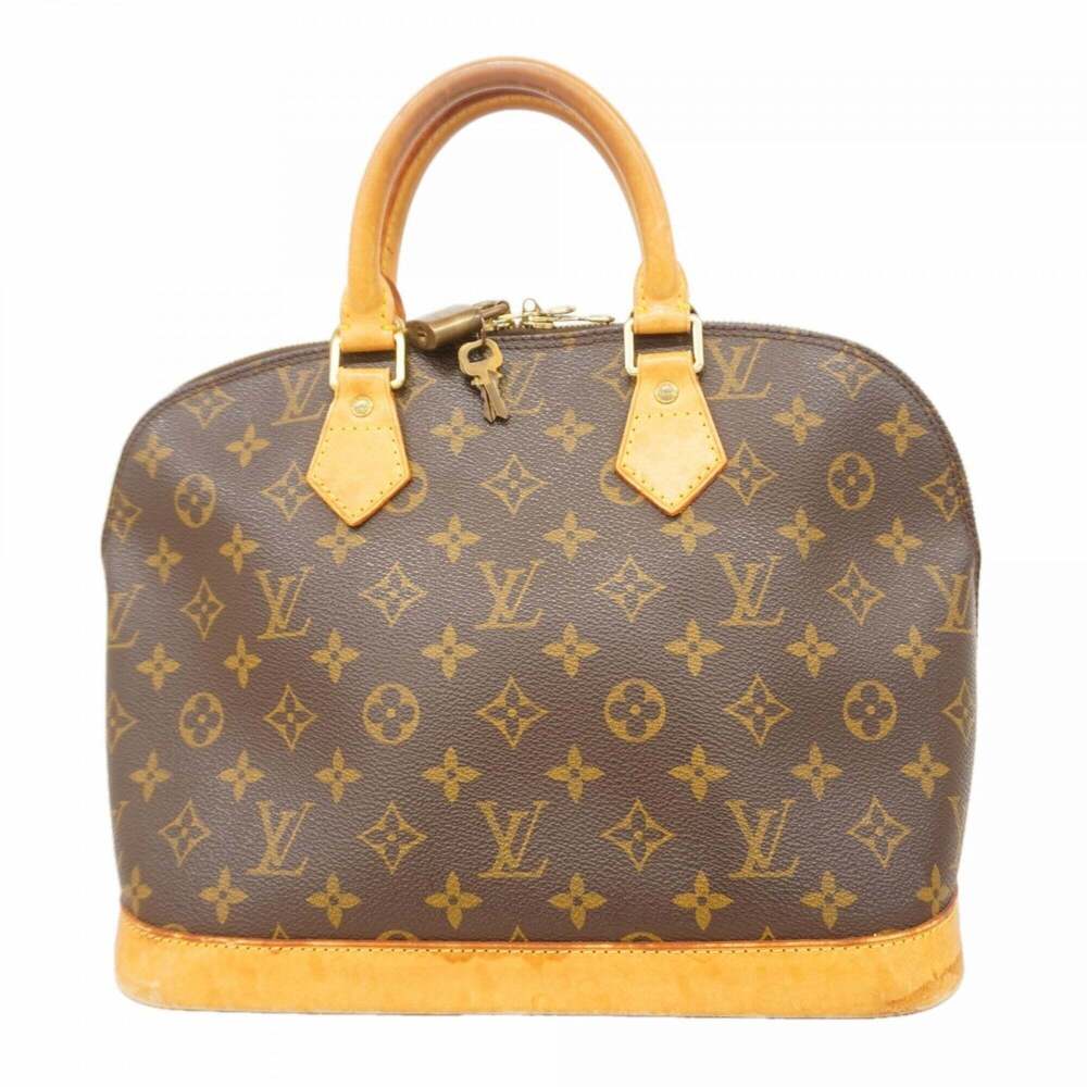Louis Vuitton Alma Monogram Handbag M51130 Brown Women's